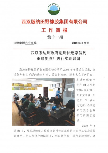 2019年凯发橡胶集团第十一期简报